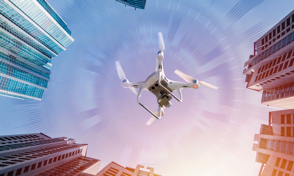 drones ciudad